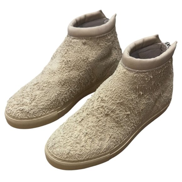 Nonnative Traveler Trainer Sneaker Boot US Size 8 Rough Italian Leather Ivory - Picture 3 of 10